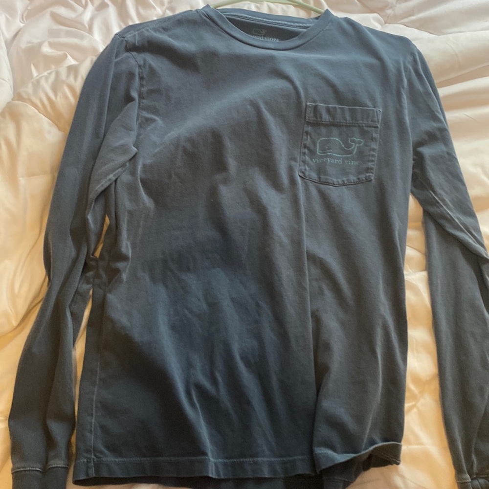 navy vinyard vines long sleeve